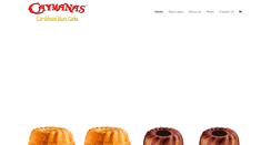 Desktop Screenshot of caymanasrumcakes.co.uk
